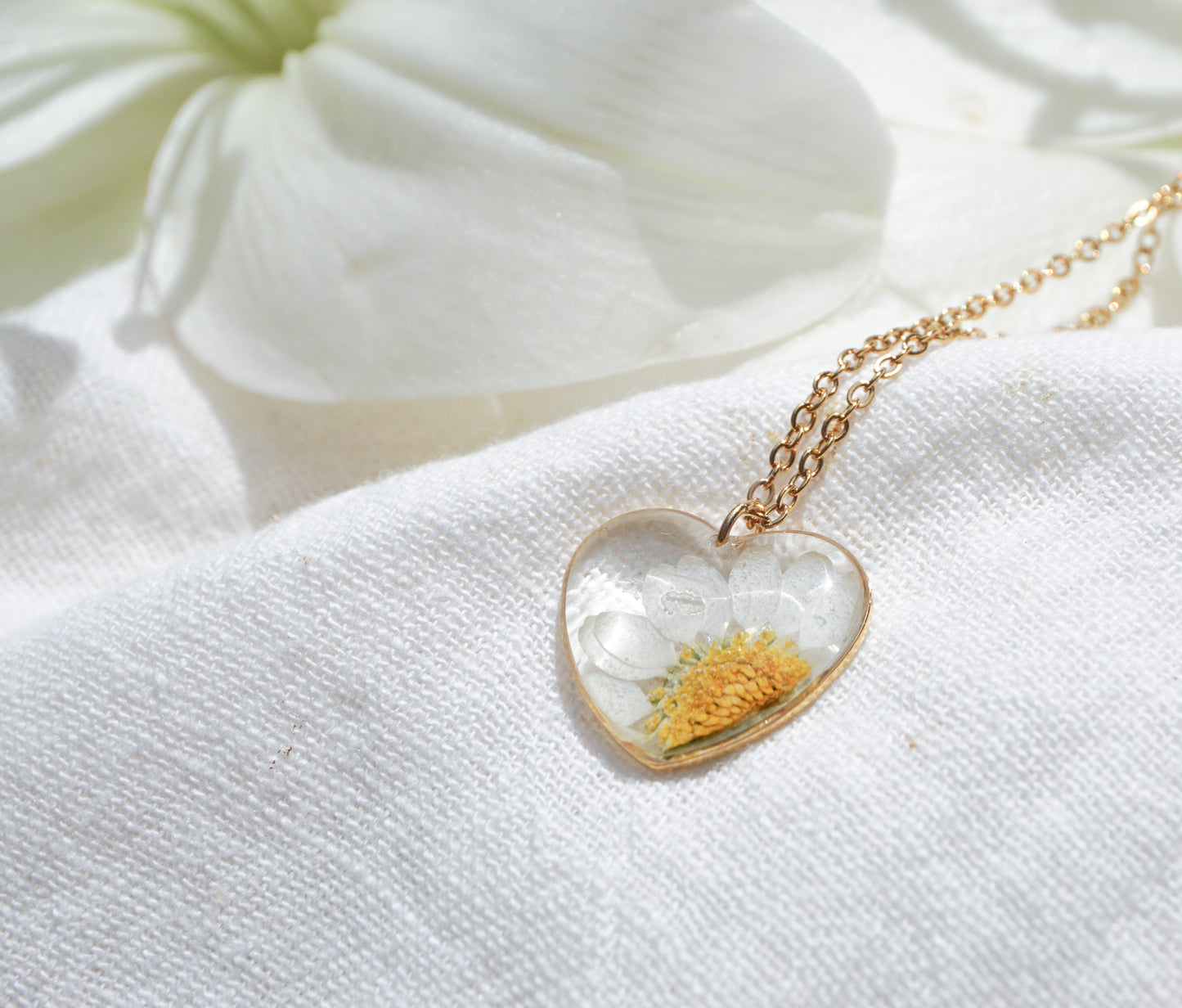 Collier Coeur de Marguerite
