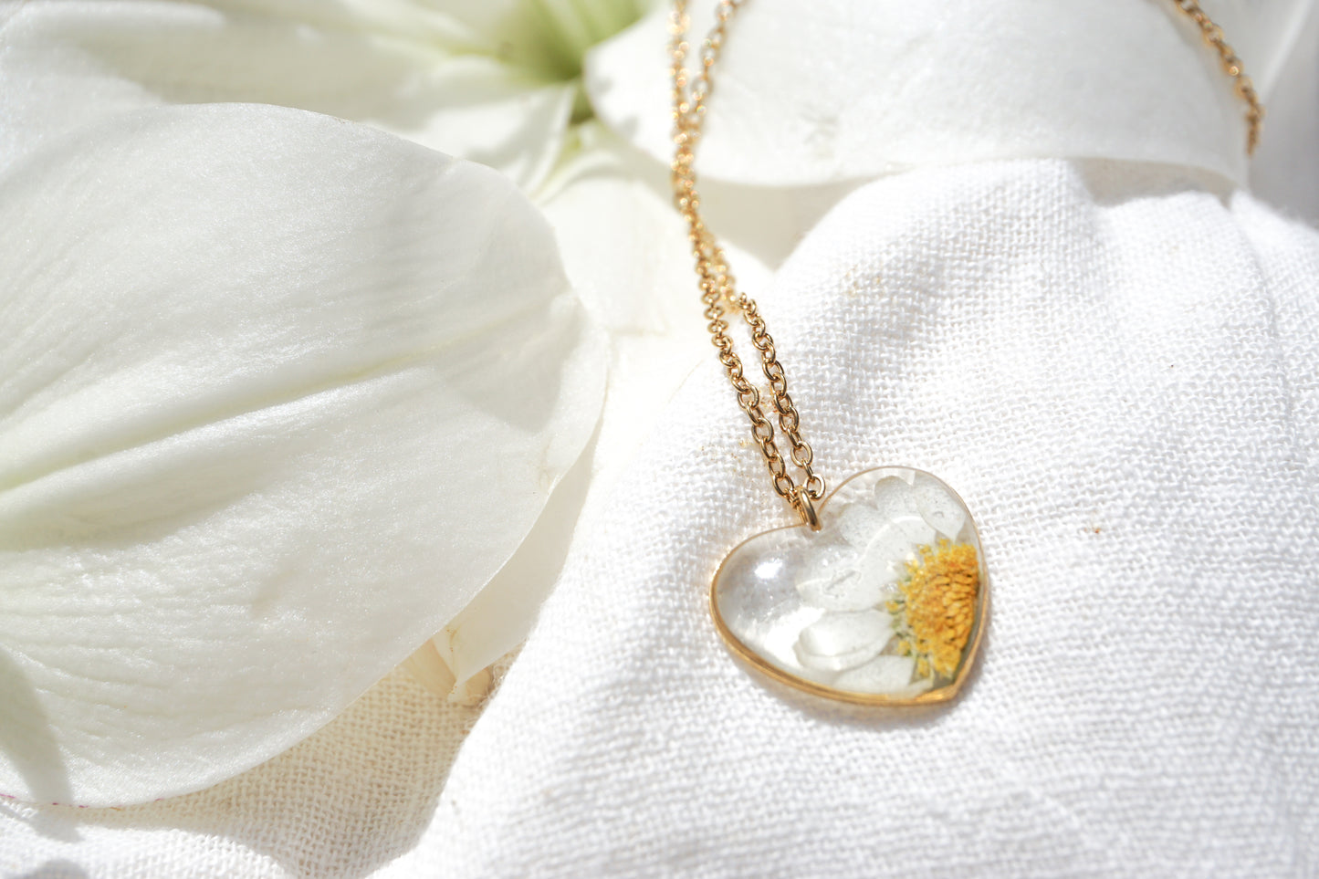 Collier Coeur de Marguerite