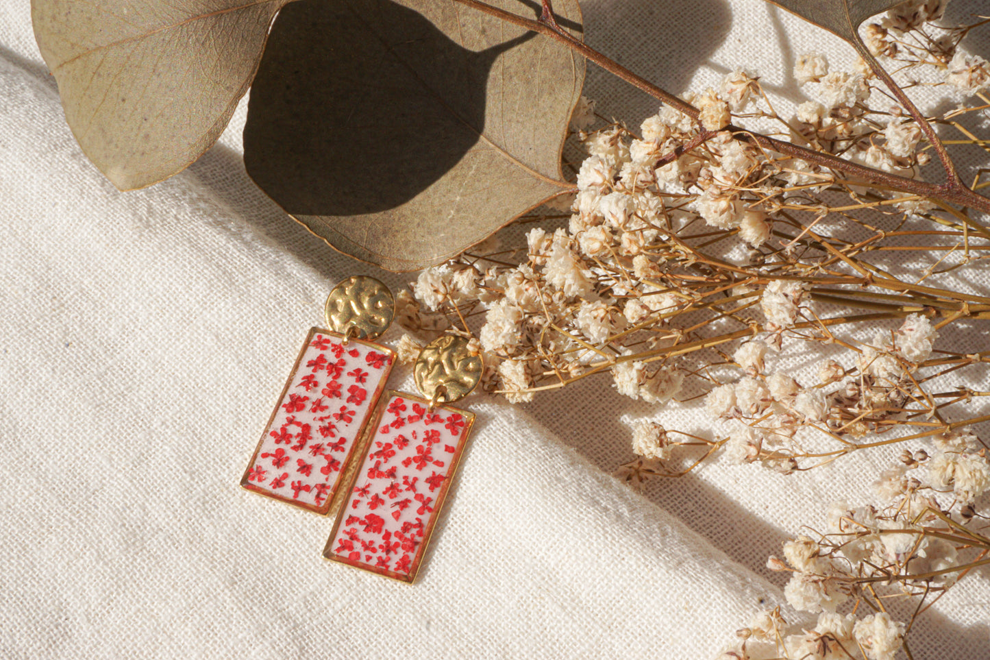 Boucles d'Oreilles Fleur de Carotte