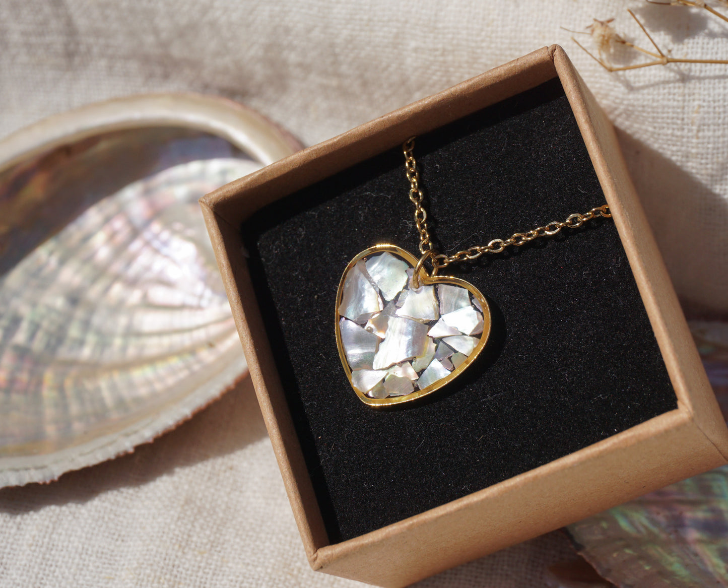 Collier Coeur d'Ormeaux