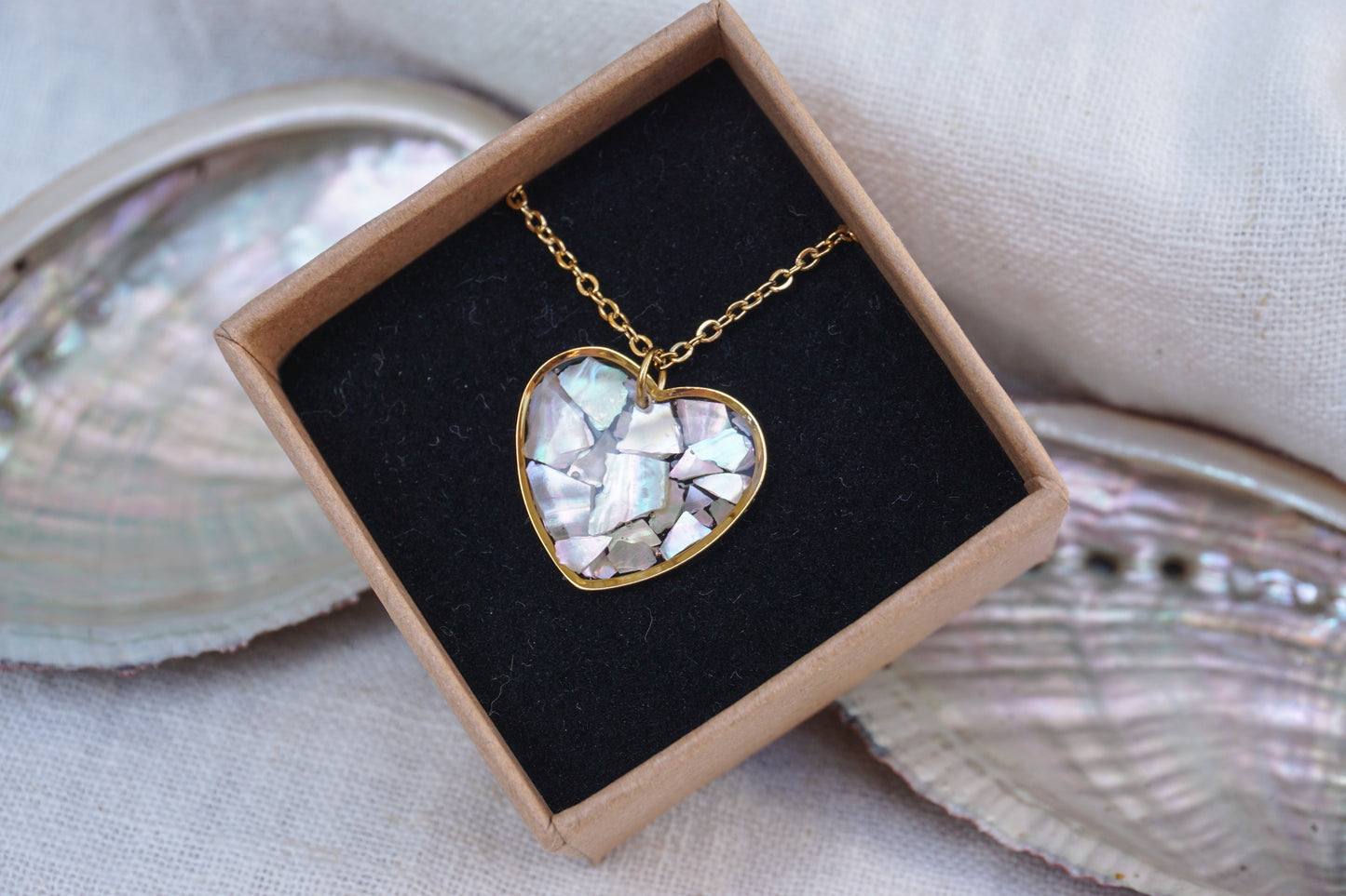 Collier Coeur d'Ormeaux