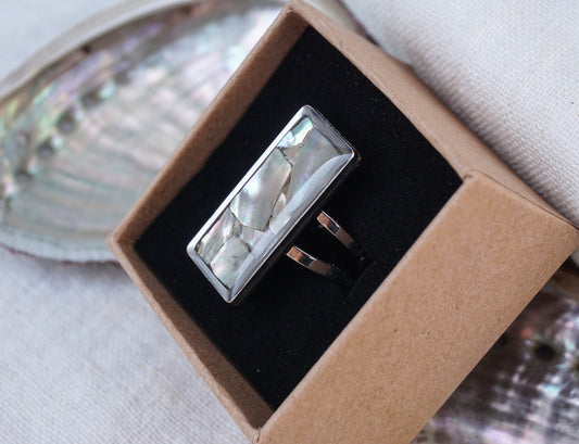 Bague Rectangulaire Ormeaux