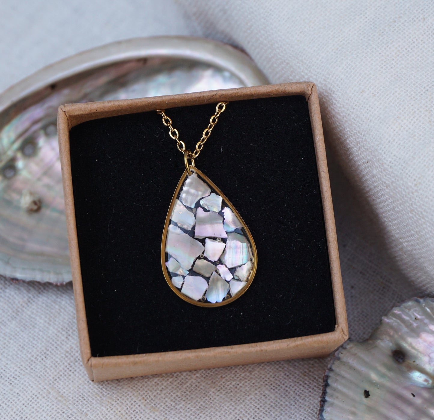 Collier Goutte d'Ormeaux