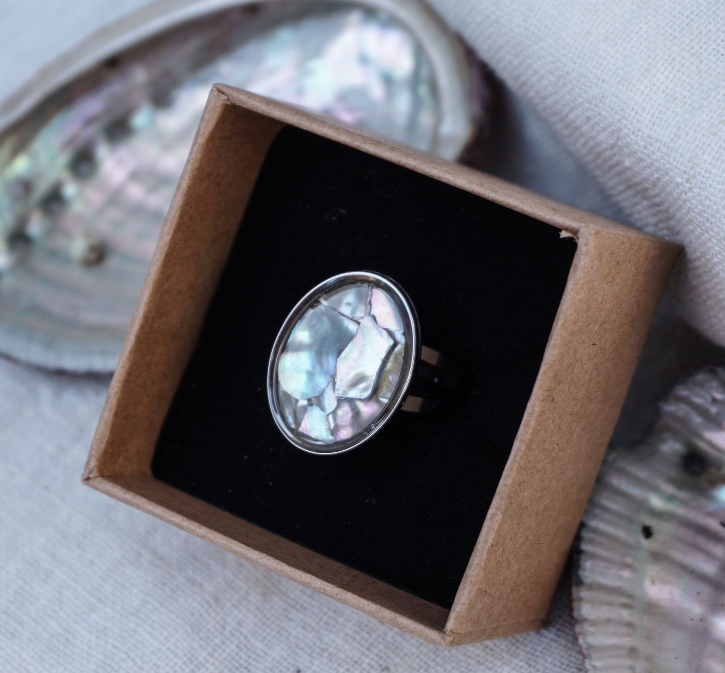 Bague Ovale Ormeaux