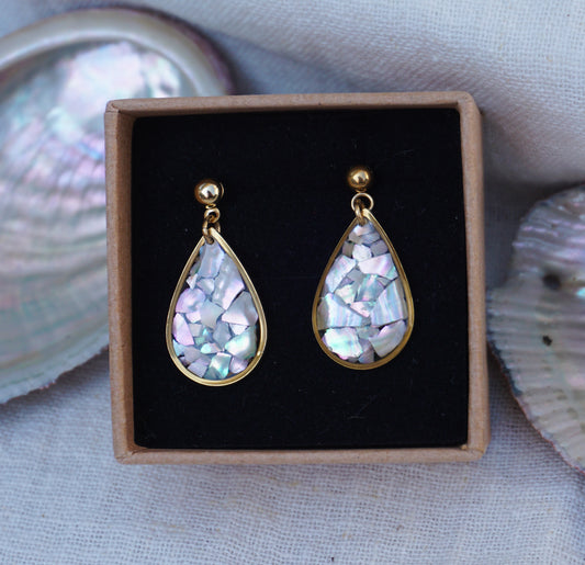 Boucles d'Oreilles Gouttes d'Ormeaux