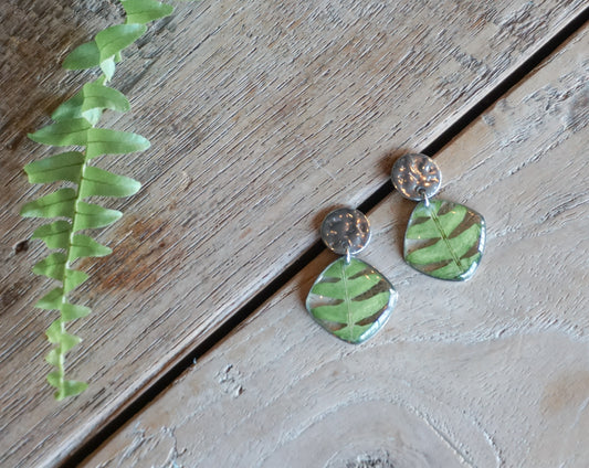 Boucles d'Oreilles Fougère