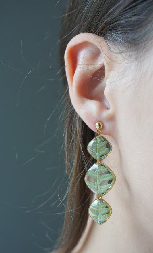 Boucles d'Oreilles Fougère Esmée