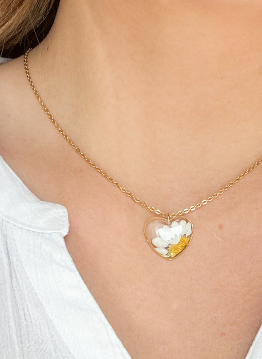 Collier Coeur de Marguerite