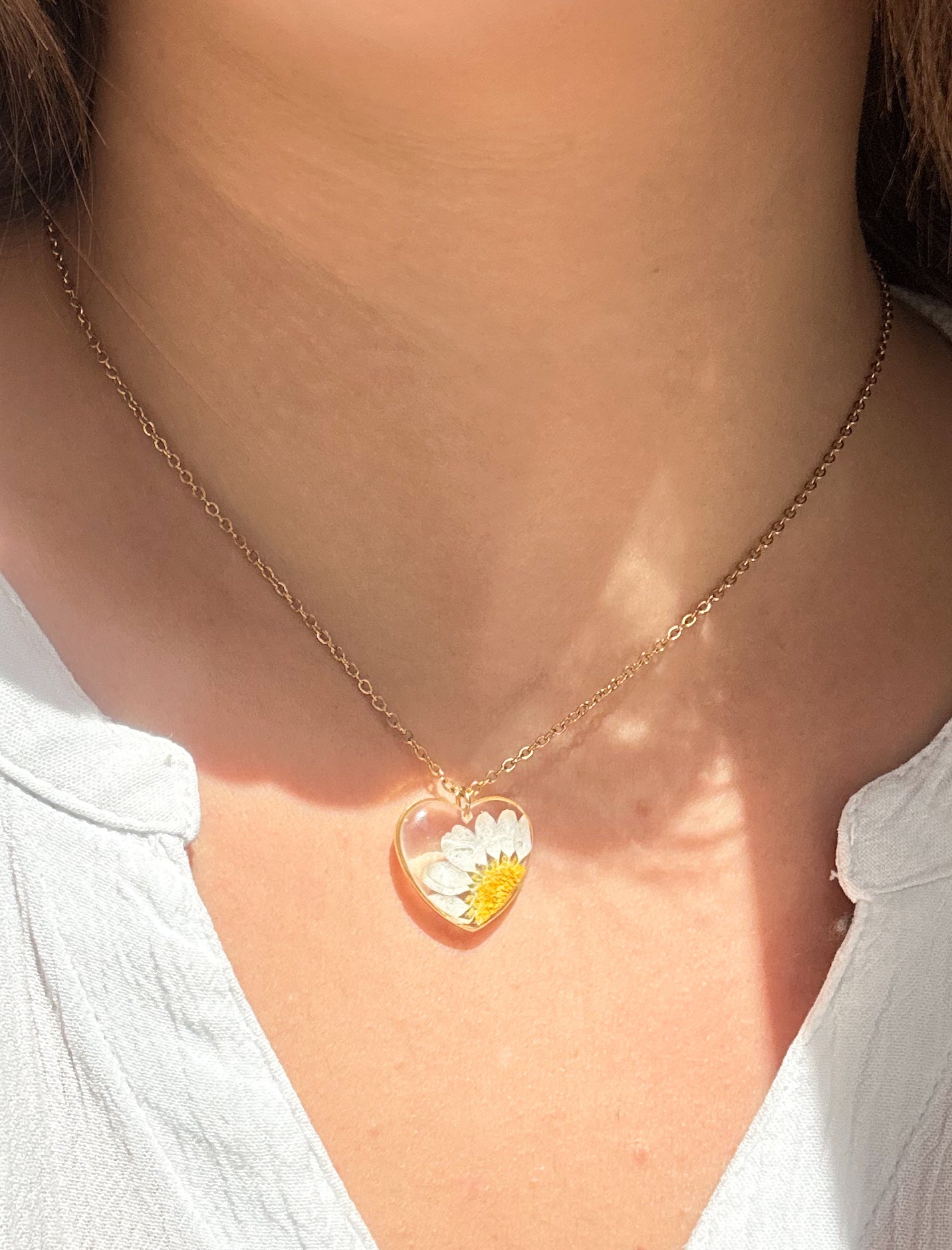 Collier Coeur de Marguerite