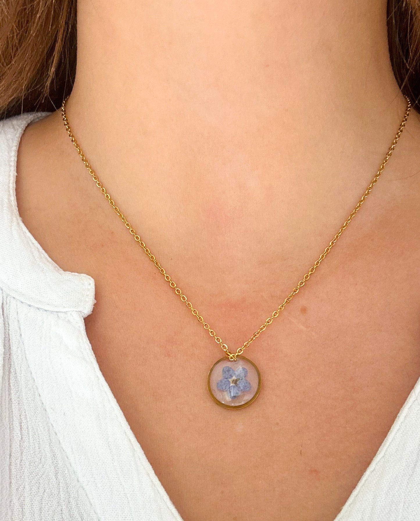 Collier Myosotis