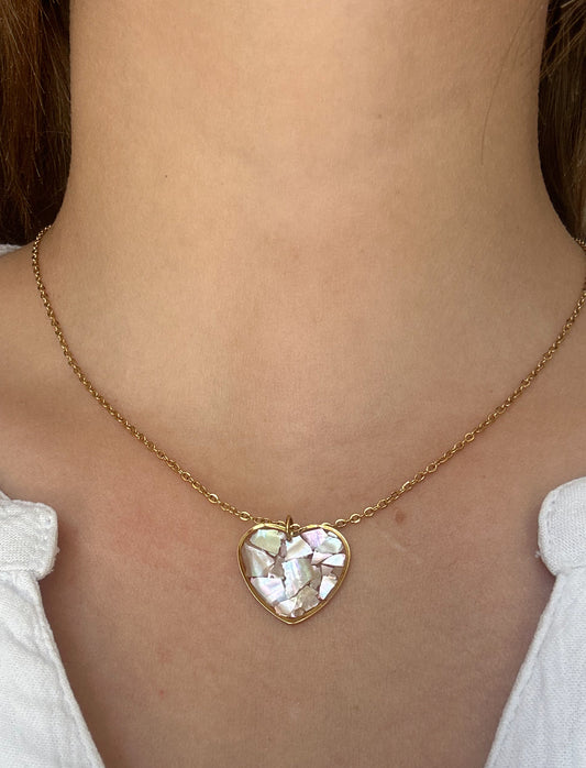 Collier Coeur d'Ormeaux