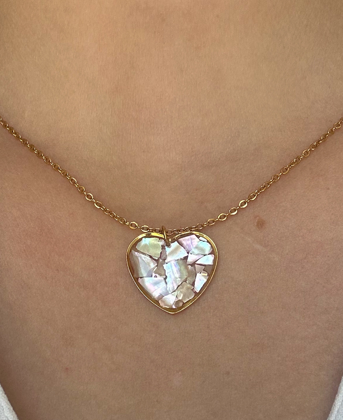 Collier Coeur d'Ormeaux
