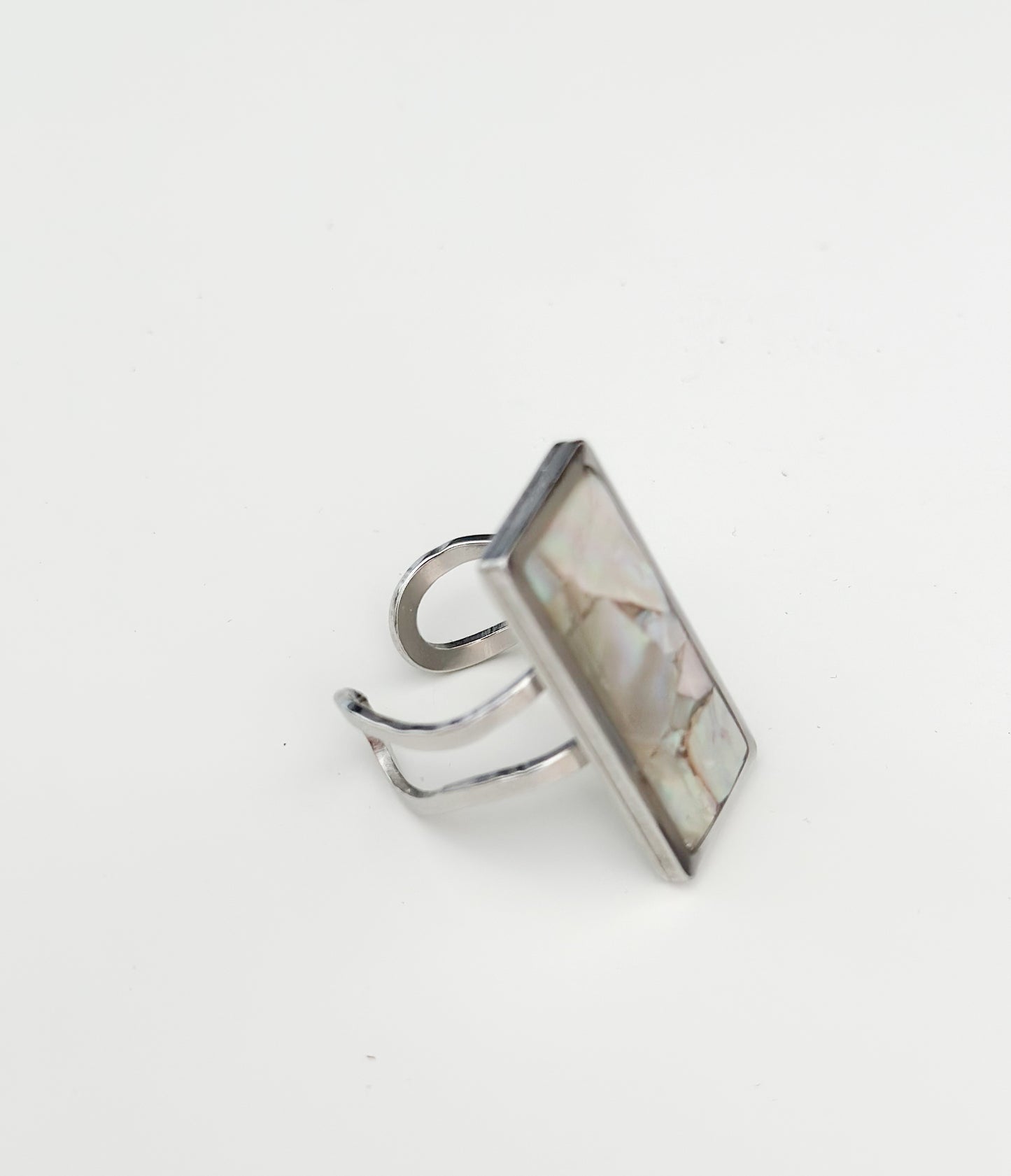 Bague Rectangulaire Ormeaux