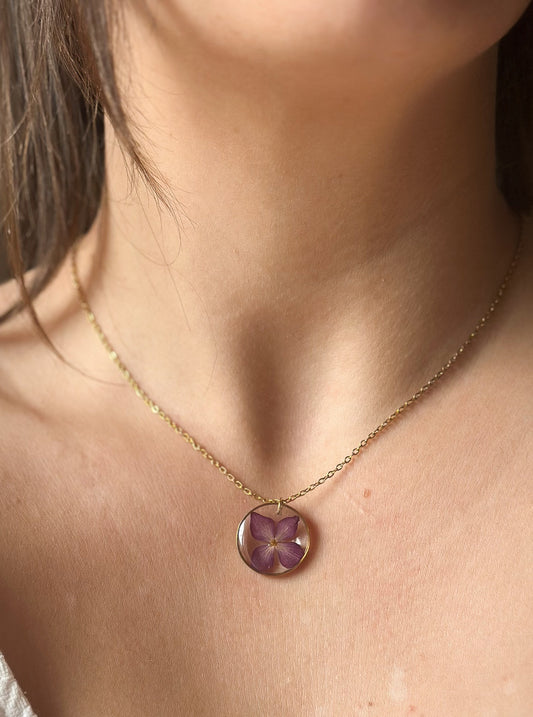 Collier Hortensia Violet