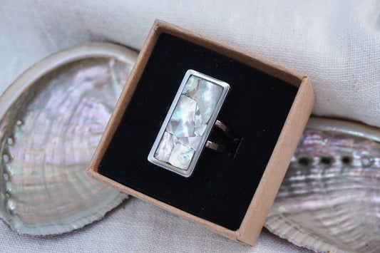 Bague Rectangulaire Ormeaux