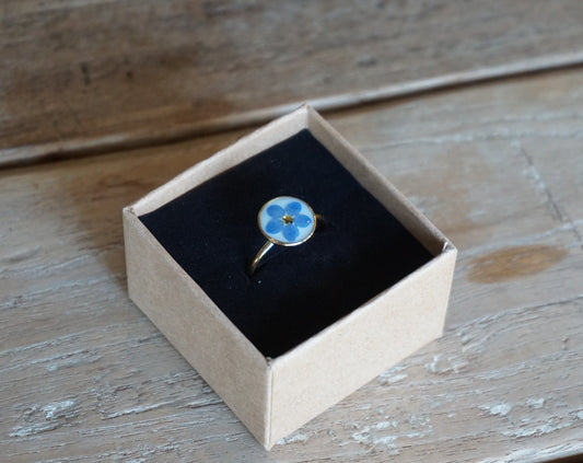 Bague Fleur de Myosostis