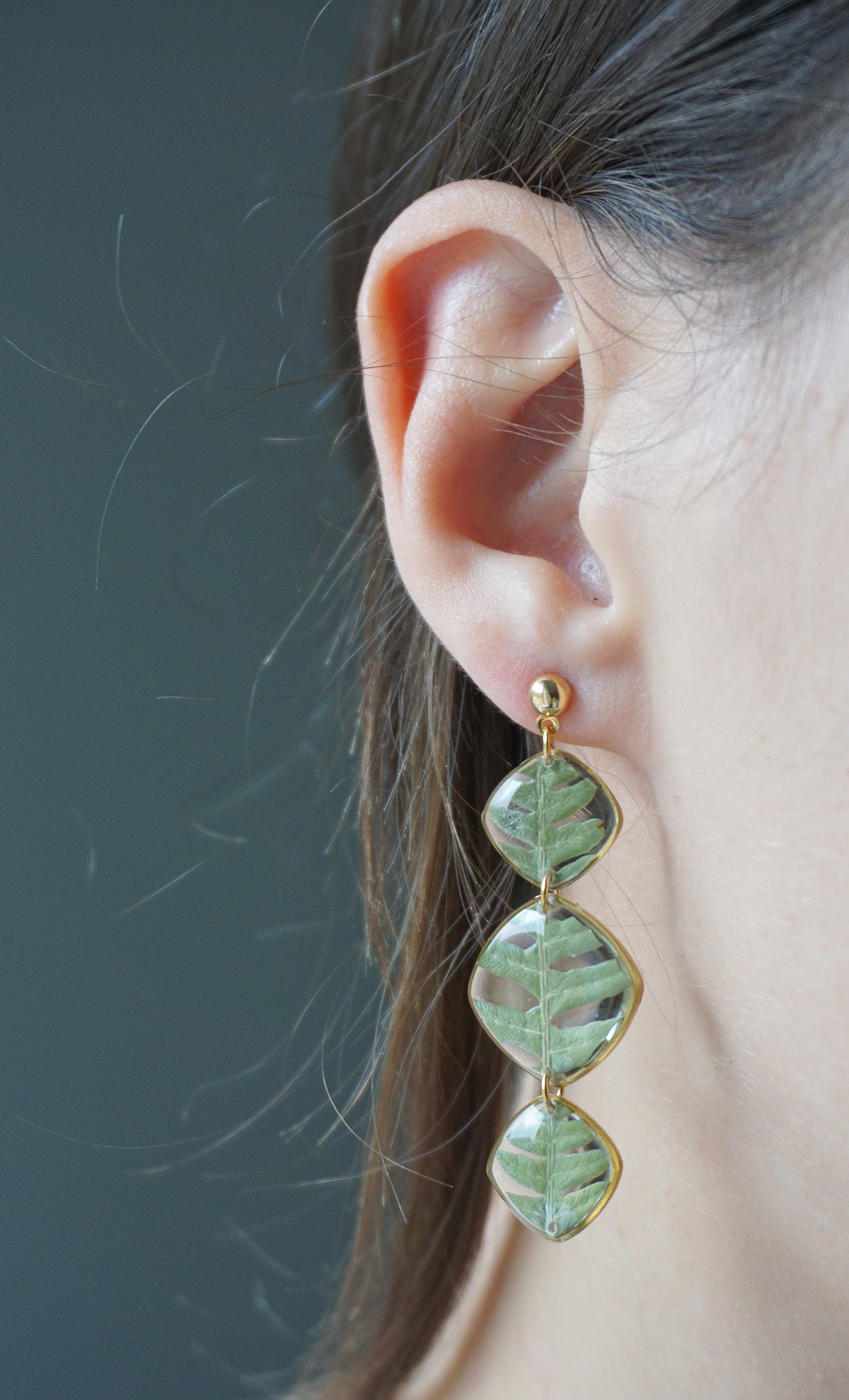 Boucles d'Oreilles Fougère Esmée