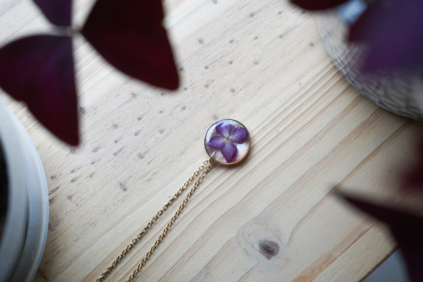 Collier Hortensia Violet