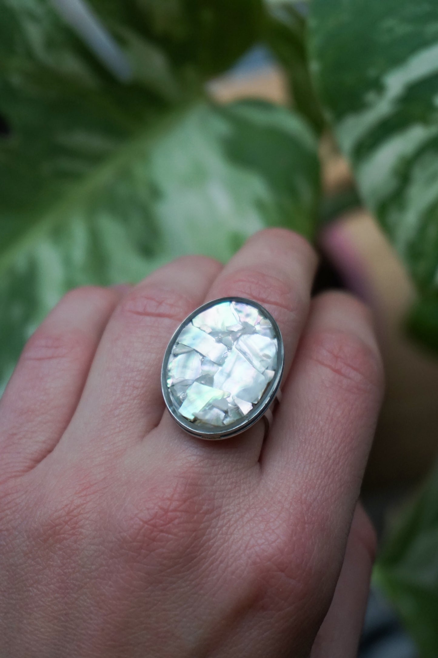 Bague Grand Ovale Ormeaux