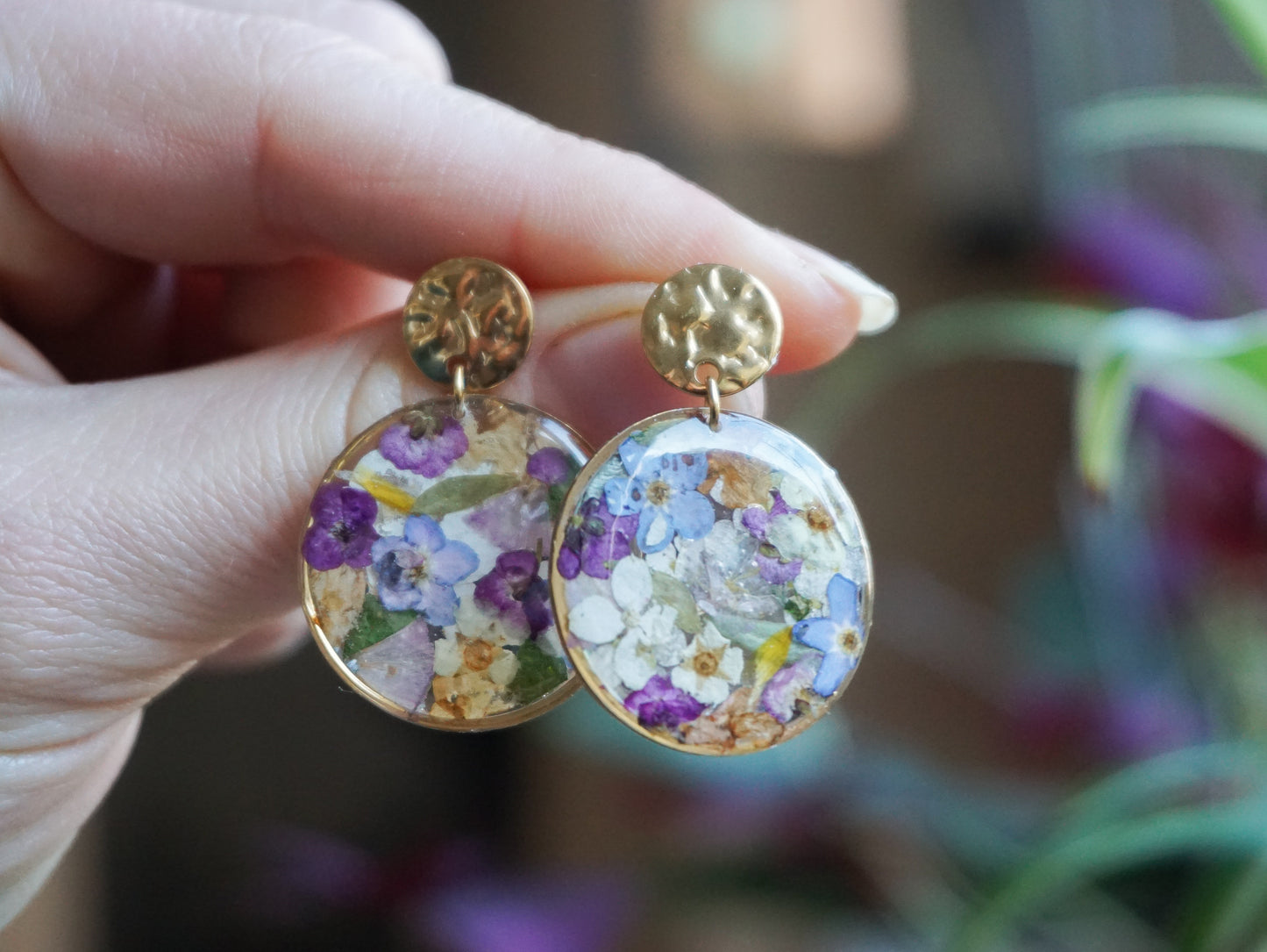 Boucles d'Oreilles Grandes Champêtres