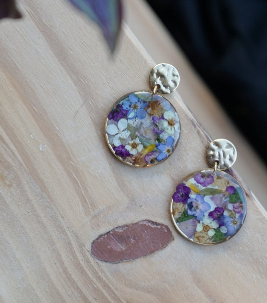 Boucles d'Oreilles Grandes Champêtres