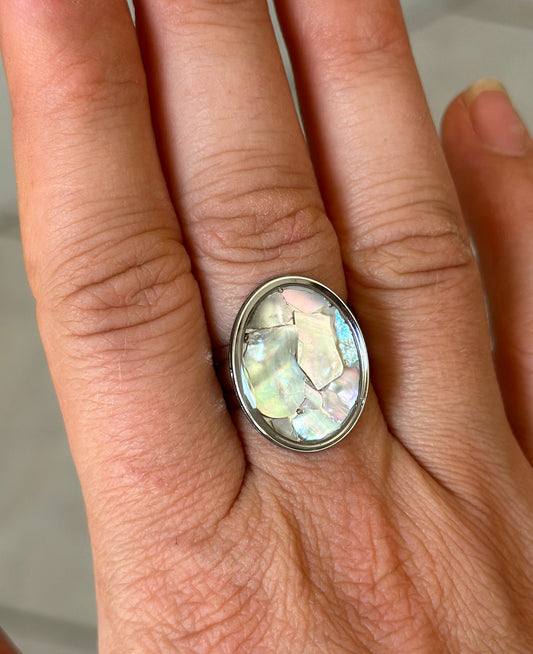 Bague Ovale Ormeaux