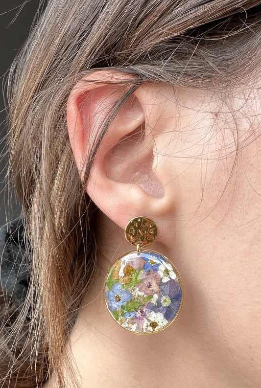 Boucles d'Oreilles Grandes Champêtres